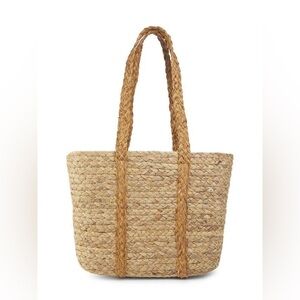 Hat Attack Black Woven Tote Bag (Camden Woven Tote / Jane Tote Style)